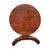 Traditional 19th C. American Empire Mahogany Round Tilt-Top Table – Refinished Antique For Sale - Image 3 of 11