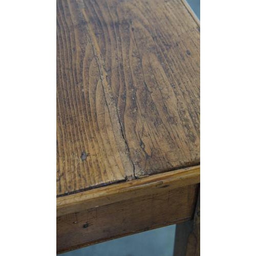 Large Antique Dining Table with Drawer and Original Details For Sale - Image 12 of 15