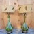 Mid Century Modern Green Table Lamps - Pair For Sale - Image 11 of 11