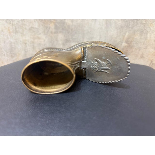 Vintage Edelweiss Hiking Boot Ashtray For Sale - Image 4 of 11
