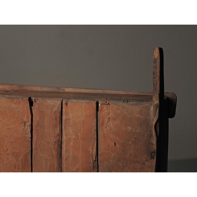 Brown Primitive Mountain Shelf in Wood, Spain, 1900s For Sale - Image 8 of 18