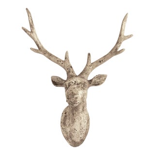 Willows Deer Head in Gray For Sale