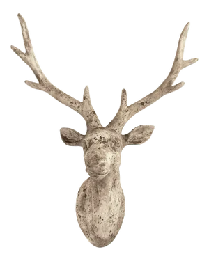Willows Deer Head in Gray