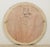 Wood Handcrafted 32.75 in Round Copper Collage Art Wall Mirror For Sale - Image 7 of 7