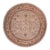 Shabby Chic Ziegler Gray/Tan Wool Round Rug - 10'0'' X 10'0'' For Sale