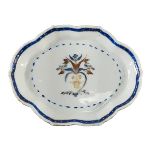 19th Century Chinese Export of French Samson Armorial Dish
