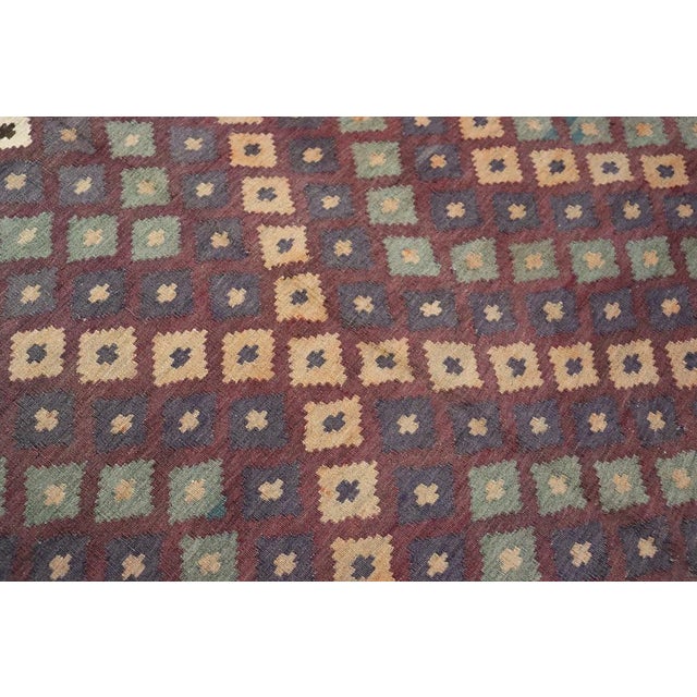 Afghan Kilim Rug, 1920s For Sale - Image 13 of 18