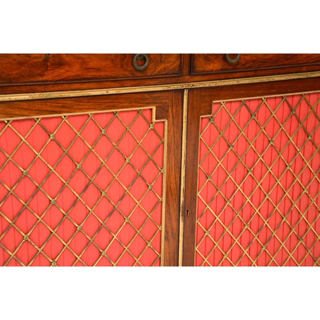 Regency Grill Front Sideboard, 1930s For Sale - Image 11 of 13