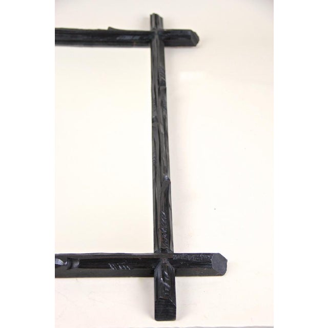 Austrian Black Forest Basswood Wall Mirror, 1880s For Sale - Image 10 of 16