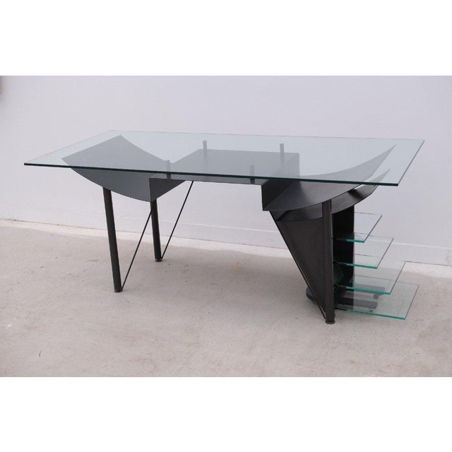 Desk and Rolling Block 007 by Hélène Galdini for H. Galdini, 1980 For Sale - Image 4 of 11