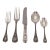 1990s Montrésor Sterling Silver Hand-Crafted 5-Piece Flatware Place-Setting For Sale