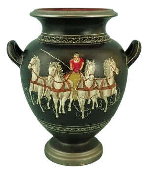 Vintage Ceramic Amphora Vase by Cooperativa Maioliche Deruta, 1930s