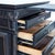 Wood Aspen Home Nightstand With Four Drawers and Slide-Out Tray For Sale - Image 7 of 12
