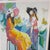 Wood Circa 1994 Isaac Maimon "Les Coquettes I I ", Signed For Sale - Image 7 of 12
