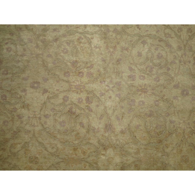 An intermediate size Turkish Sivas rug in muted neutral tones. 6'5'' x 9'5''