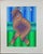 Op Art Op-Art Victor Vasarely the Golfer LTD Serigraph, Hand Signed Art LTD Green Blue For Sale - Image 3 of 8