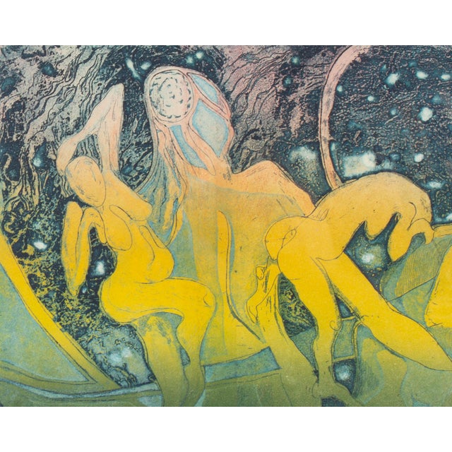 “The Dance of Freedom” Aquatint Print by Adele Soll Aronson For Sale - Image 4 of 9