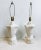 White Vintage Pair of White Ceramic Coastal Conch Shell Lamps For Sale - Image 8 of 12