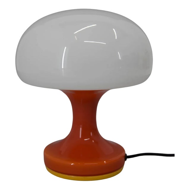 Glass Table Lamp by Valasske Mezirici, 1970s For Sale