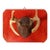 Vintage Deer Antler Wall Mount For Sale