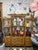Brown 1990s Rattan Pagoda Form Etagere For Sale - Image 8 of 10