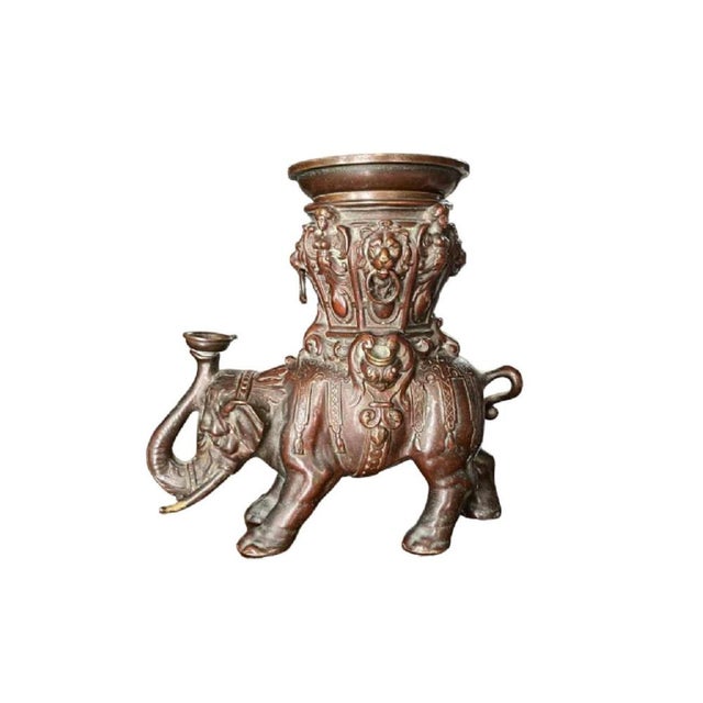 Asian Bronze Incense / Perfume Burner or Oil Lamp, Early 19th Century For Sale - Image 15 of 15