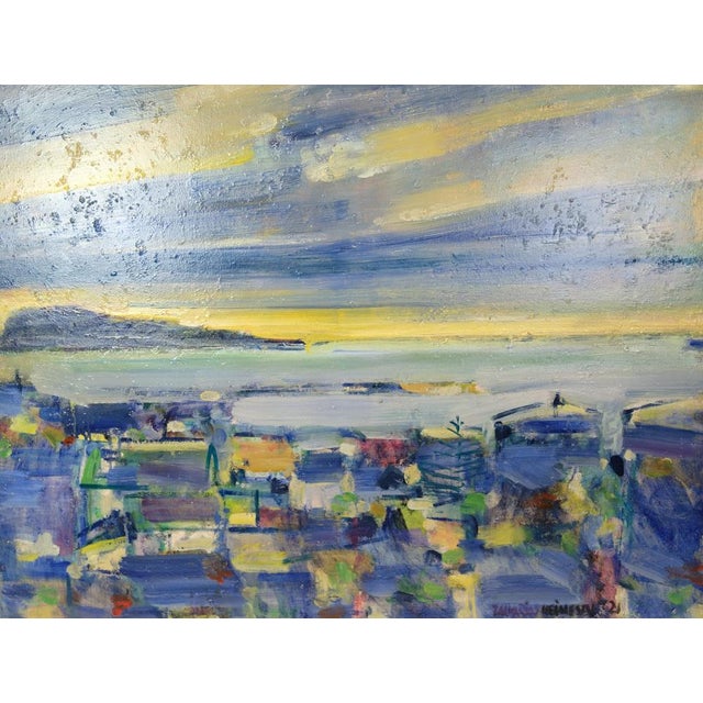 Zakarias Heinesen, Torshavn, 2021, Painting on Canvas For Sale - Image 7 of 11