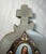 Rare Antique 1800's French Jade Bronze Enamel Champleve Mini Jesus Painting Art For Sale - Image 10 of 10