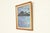 Abstract Original Artist Signed Abstract Rocky Seascape Oil Painting in Carved Giltwood Frame For Sale - Image 3 of 13