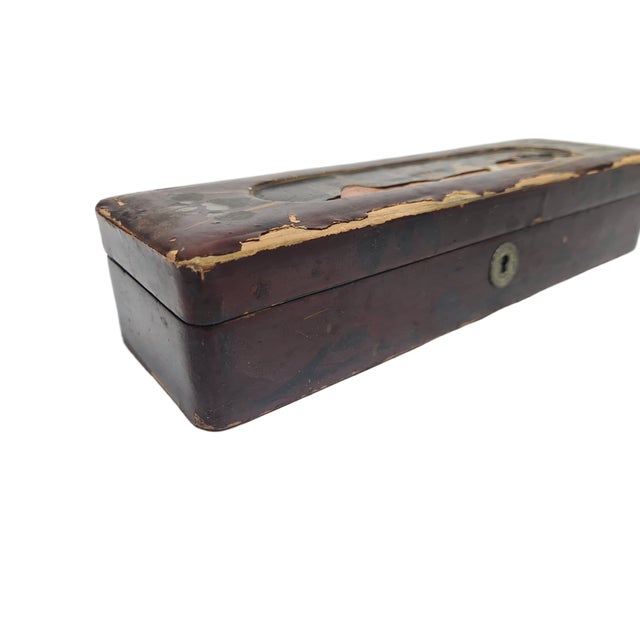 Japanese Lacquerware Box, 1950s, in Worn conditions. Designed 1950 to 1959