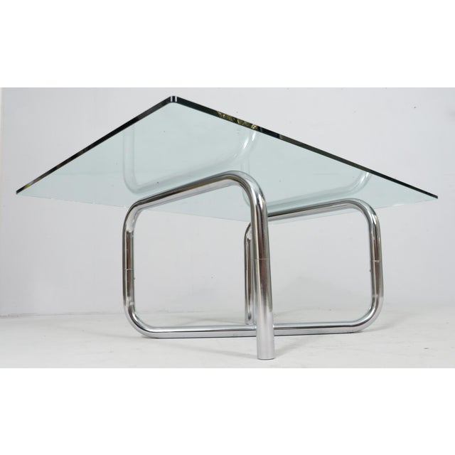 Metal French Tubular Steel Coffee Table, 1970s For Sale - Image 7 of 18