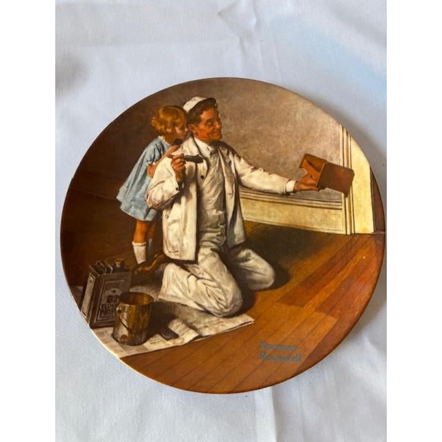 Norman Rockwell's plate: The Marriage License Saturday Evening Post Cover - June 1, 1955 Number 17,954 Gorham fine china...