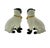 Dog Figurine Pair Italian Porcelain Pug Statues Vintage Decor For Sale In Tulsa - Image 6 of 8