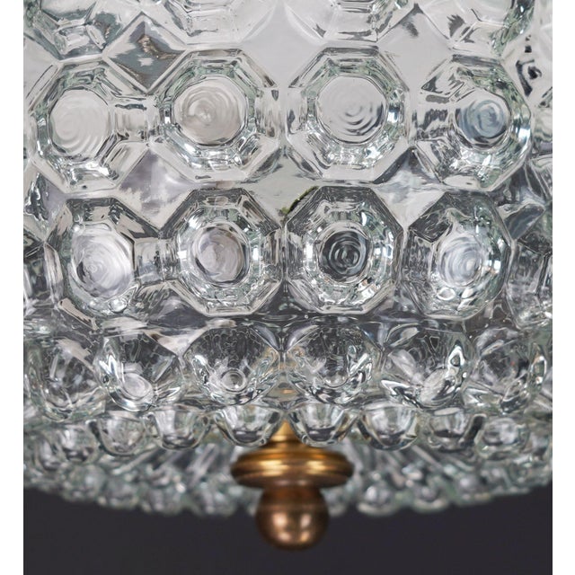 Vintage Bubble Glass Model A 637 Flush Mount from Glashütte Limburg, 1970s For Sale - Image 4 of 12