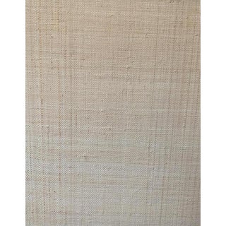 Phillip Jeffries Island Raffia Malta White Wallpaper 3490_b For Sale