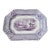 Antique Carrara Athena Pattern Purple Platter For Sale