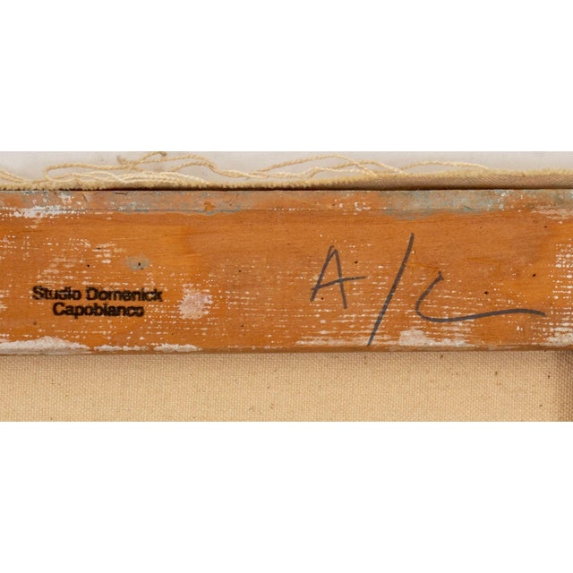White Domenick Capobianco Surrealist Composition Oil For Sale - Image 8 of 9