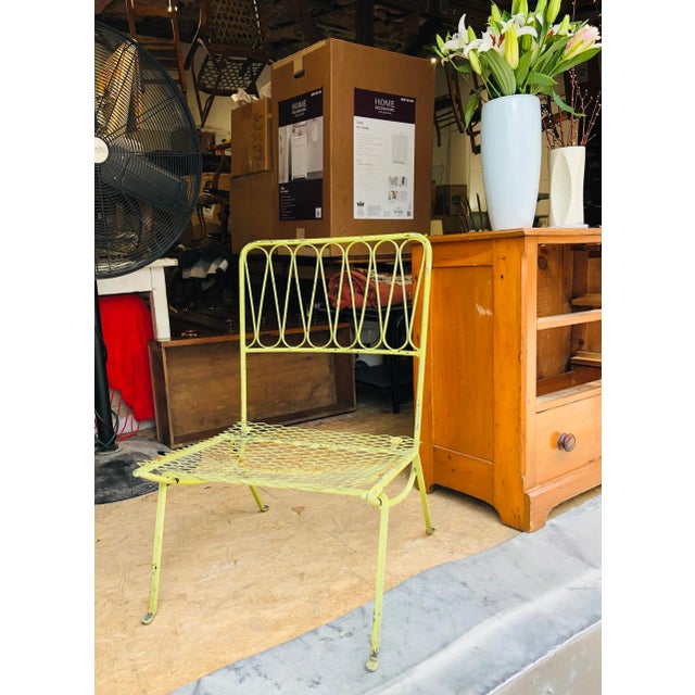 Mid 20th Century Vintage Mid Century Outdoor Side Chair For Sale - Image 5 of 12