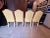 Set of 4 Fully Upholstered Camel Back Parsons Chairs- Charles Stewart Company For Sale - Image 13 of 16