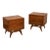 Tobago Vintage Mid Century Modern Pair of Nightstands C. 1960s, Attributed For Sale