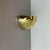 Metal Sciolari Style Uplight Brass Wall Light, 1980 For Sale - Image 7 of 17