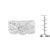10K White Gold Diamond Bypass Ring (1 Cttw, H-I Color, I1-I2 Clarity) - Size 6-3/4 For Sale In New York - Image 6 of 6