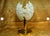 Metal Vintage Murano Crystal and Brass Table Lamp, 1960s For Sale - Image 7 of 11