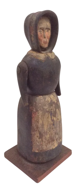 Folk Art Portrait Sculpture