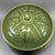Stunning Chinese celadon lidded jar with matching original lid. The surface is finely carved with scrolling floral motifs...
