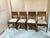 Beige Art Deco Dining Chairs from L.O.V. Oosterbeek, 1920s, Set of 4 For Sale - Image 8 of 8