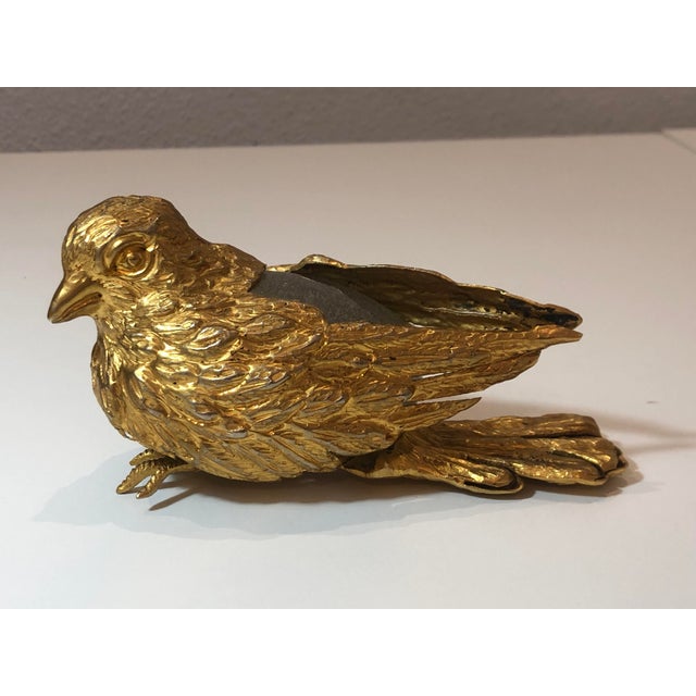 Gabriella Crespi, Sparrow Figure, 1974, Bronze and Murano Glass For Sale - Image 10 of 10