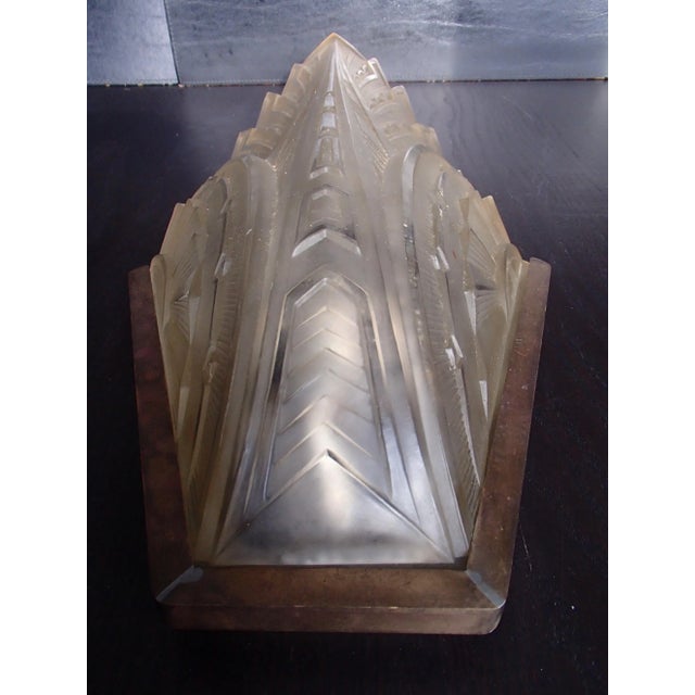 Art Deco Sconces from Verrerie des Hanots, 1930s, Set of 2 For Sale - Image 11 of 16