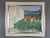 MEDITERRANEAN ESCAPE Size: 21.9 x 25.2 inches (including frame) Oil on canvas A well executed mid century modernist...