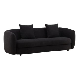 Modern Dark Charcoal Sofa For Sale